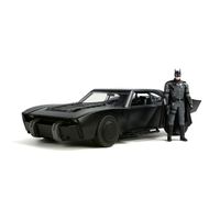 Batman 2022 Hollywood Rides Diecast Model 1/18 2022 Batmobile with Figure - thumbnail