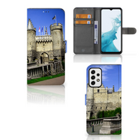 Samsung Galaxy A23 Flip Cover Kasteel - thumbnail