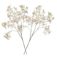 3x stuks kunstbloemen Gipskruid/Gypsophila takken roze 95 cm