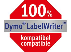 Avery-Zweckform Rol met etiketten Compatibel vervangt DYMO 11355, S0722550 19 x 51 mm Papier Wit 500 stuk(s) Weer verwijderbaar Universele etiketten AS0722550