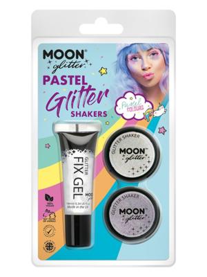 Moon Glitter Pastel Glitter Shakers