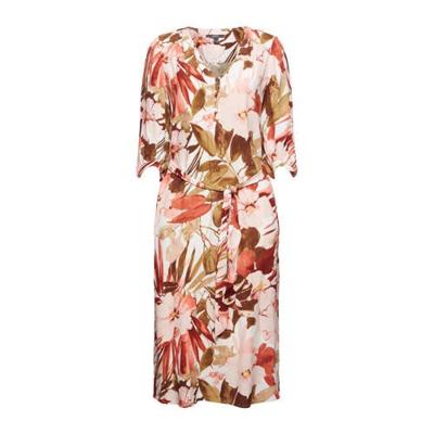 ESPRIT Women Collection jurk met all over print en ceintuur roze ESPRIT Women Collection jurk met all over print en ceintuur roze