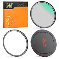 K&F Concept Nano-Xcel Black-Mist 1/8 Magneetfilter Met Magnetische Adapterring, Zwart Diffuus 1/8 Magneetfilter Met Magnetische Kap, Magneetfilter Met 28 Lagen Nanocoating