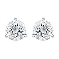 Swarovski 1800046 Oorknoppen Solitaire zilverkleurig