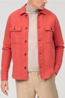 OLYMP Casual Regular Fit Overshirt rood, Effen