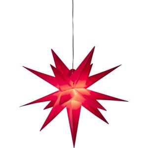 Konstsmide 3-D Kunststoffstern rot Lichtdecoratie figuur 1 gloeilamp(en) LED 1,5 W