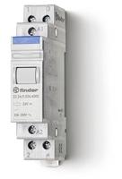Finder Serie 22 - Modulaire monostabiele Rele 2 Contact gesloten 12VAC schroef