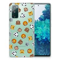 TPU bumper voor Samsung Galaxy S20 FE Dieren Emojis - thumbnail