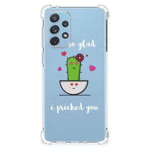 Samsung Galaxy A73 Stevig Bumper Hoesje Cactus Glad