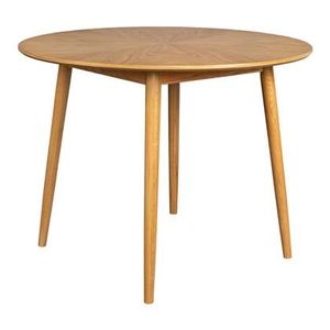 by fonQ basic Finn Eettafel - Ø 100 cm - Bruin