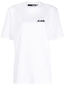 ROTATE BIRGER CHRISTENSEN t-shirt en coton à logo pailleté - Blanc