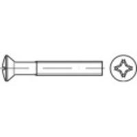 TOOLCRAFT TO-5432130 Bolverzonken schroeven M2,5 6 mm Kruiskop Phillips Staal Galvanisch verzinkt 200 stuk(s)