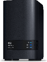 WD My Cloud EX2 Ultra WDBVBZ0280JCH - Apparaat voor persoonlijke cloud-opslag - 2 bays - 28 TB - HDD 14 TB x 2 - RAID 0, 1, JBOD - RAM 1 GB