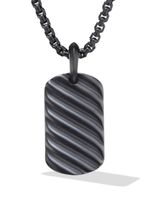 David Yurman pendentif en titane à design sculpté - Noir - thumbnail