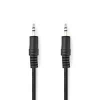 Valueline 0.5m 3.5mm mannelijk naar 3.5mm mannelijke jack stereo audiokabel - zwart