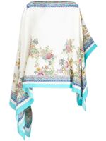 ETRO foulard en soie à fleurs - Blanc - thumbnail