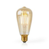 Nedis WIFILF10GDST64 Wi-fi Smart Led-lamp Met Filament E27 St64 5 W 500 Lm - thumbnail