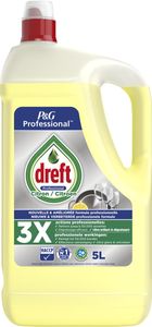 Dreft Professional afwasmiddel citroen, fles van 5 l