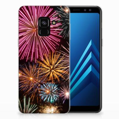 Samsung Galaxy A8 (2018) Silicone Back Cover Vuurwerk Samsung Galaxy A8 (2018) Silicone Back Cover Vuurwerk