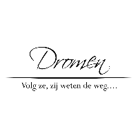 Dromen, volg ze - Muursticker