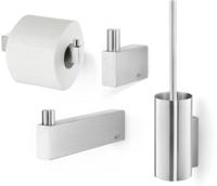 ZACK Linea Toilet accessoireset 4-in-1 geborsteld RVS