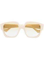 Gucci Eyewear lunettes de soleil à monture carrée - Blanc - thumbnail