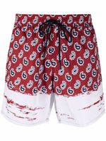 ETRO short de bain à imprimé cachemire - Rouge