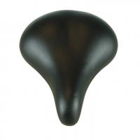 Dresco fietszadel Basic 21 x 27 cm synthetisch/foam zwart