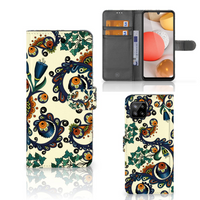 Wallet Case Samsung Galaxy A42 5G Barok Flower - thumbnail