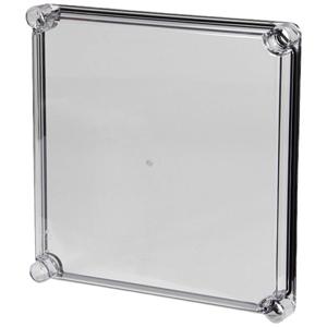 Fibox Cover, PC Transparent 3720096 Universele behuizing 280 x 280 x 30 Polycarbonaat Grijs-wit (RAL 7035) 1 stuk(s)