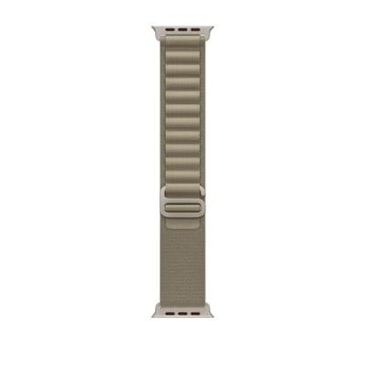Apple Watch Band - Alpine Loop - 49 mm - Olijf - Large