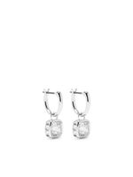 Swarovski Chroma mini hoop earrings - Argent