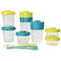 Beaba Voedselcontainerset 1st Meal Set groen en blauw