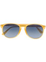 Persol lunettes de soleil à monture aviateur - Jaune