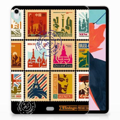 Apple iPad Pro 11 inch (2018) Hip Hoesje Postzegels Apple iPad Pro 11 inch (2018) Hip Hoesje Postzegels