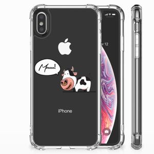 Apple iPhone Xs Max Stevig Bumper Hoesje Cow