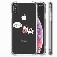 Apple iPhone Xs Max Stevig Bumper Hoesje Cow - thumbnail