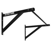 Optrekstang Straight Grip Pull Up Bar System Zwart | StreetGains®