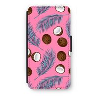 Kokosnoot roze: iPhone 7 Plus Flip Hoesje - thumbnail