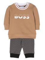 BOSS Kidswear ensemble pantalon-haut à logo imprimé - Tons neutres