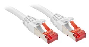 LINDY 47790 RJ45 Netwerkkabel, patchkabel CAT 6 S/FTP 0.30 m Wit 1 stuk(s)