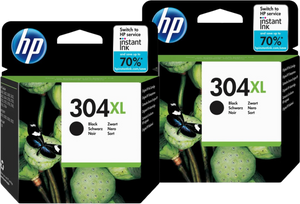 HP 304XL Cartridges Zwart Duo Pack