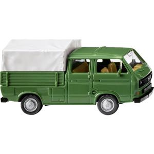 Wiking 0293 09 H0 Auto Volkswagen T3 dubbele cabine - grasgroen