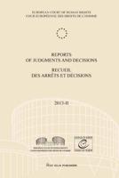 Reports of judgments and decisions - recueil des arrets et decisions - Paperback (9789462402034)