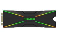 Xilence M2SSD.B.ARGB M.2 2280 SSD PCIe NVMe/SATA Koeler, 3PIN ARGB 5V, eenvoudige installatie, voorj gaming/streaming/rendering, passief, met ARGB LED-verlichting, zwart