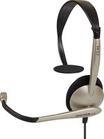 Koss CS95 Communicatie Headset met ruisonderdrukking Mic (3,5 mm Jack) voor Mic iMac/Laptop/PC/DJ/MP3-spelers - Goud | Zwart
