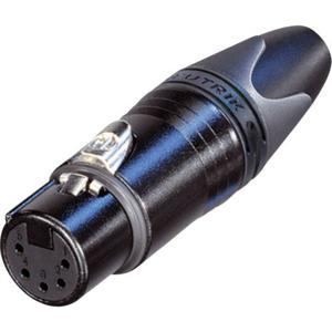 Neutrik NC5FXX-B XLR-connector Bus, recht Aantal polen: 5 Zwart 1 stuk(s)