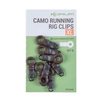 Korum Camo Running Rig Clips 8st. Standaard