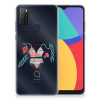 Alcatel 1S (2021) Telefoonhoesje met Naam Boho Summer - thumbnail