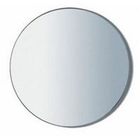 Royal Plaza Merlot spiegel 60x60cm zonder verlichting rond Glas Zilver ROND 60